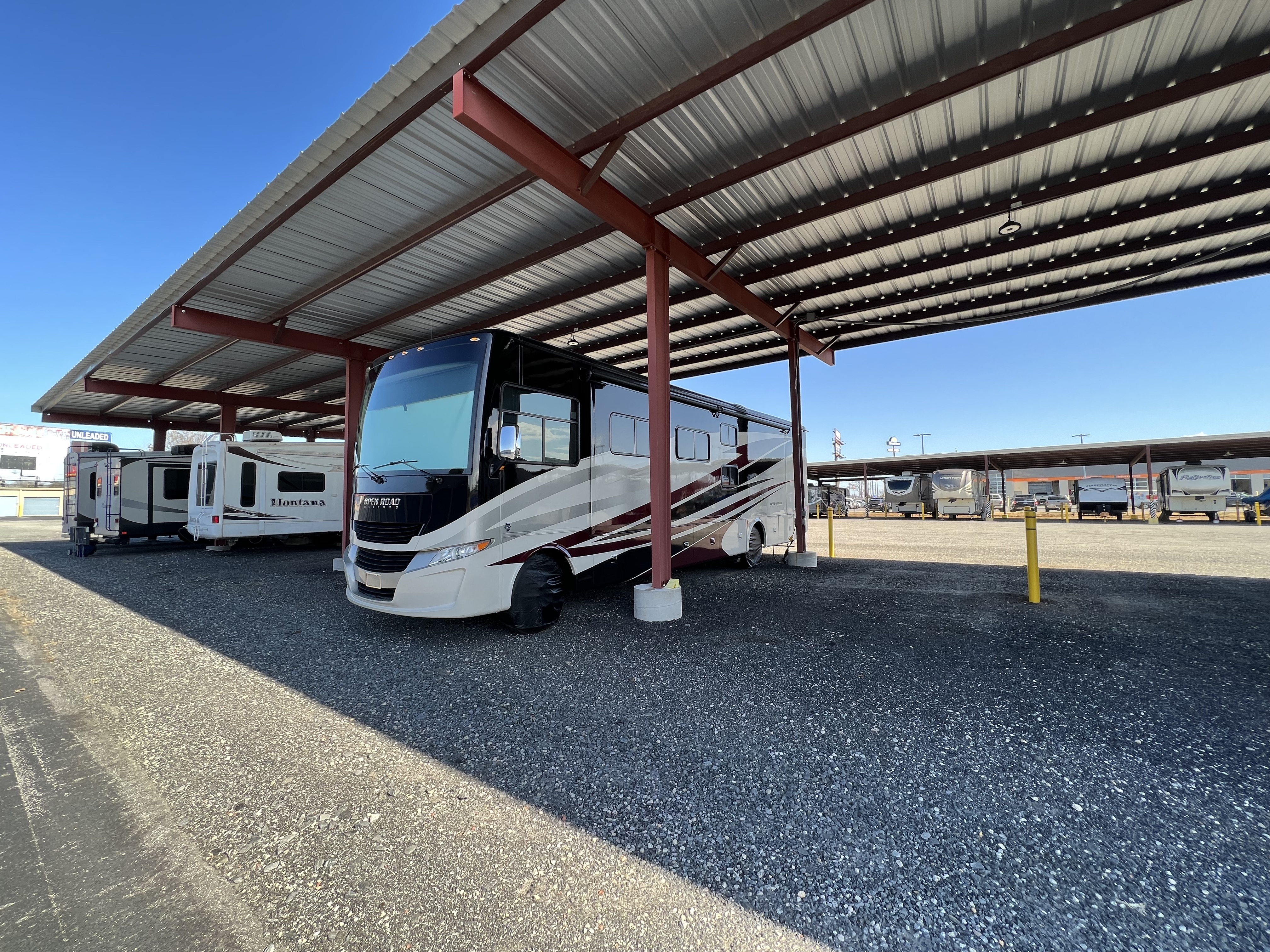 boat and rv parking in byron, ga